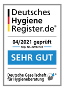 Auszeichung Deutsches Hygiene Register